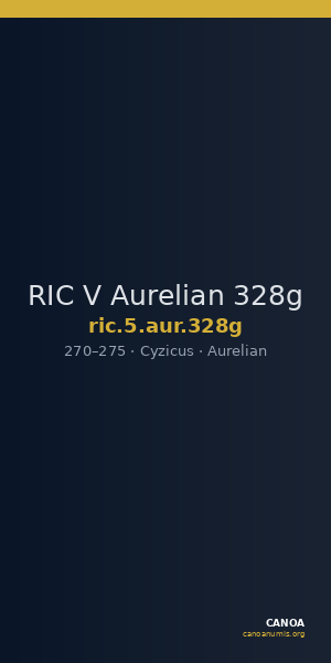 RIC V Aurelian 328g — CANOA