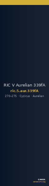 RIC V Aurelian 339fA — CANOA