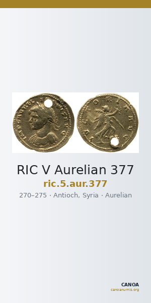RIC V Aurelian 377 — CANOA