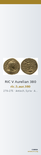 RIC V Aurelian 380 — CANOA