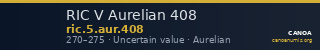 RIC V Aurelian 408 — CANOA