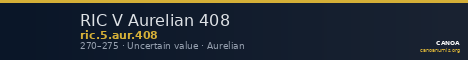RIC V Aurelian 408 — CANOA
