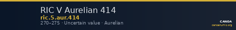 RIC V Aurelian 414 — CANOA