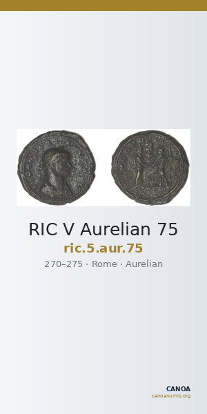 RIC V Aurelian 75 — CANOA