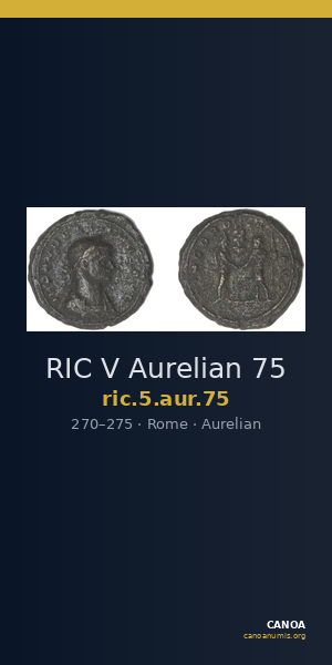 RIC V Aurelian 75 — CANOA