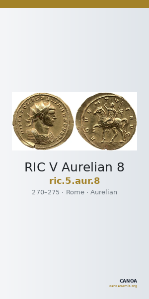 RIC V Aurelian 8 — CANOA