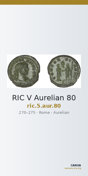 RIC V Aurelian 80 — CANOA
