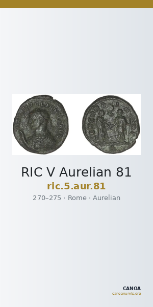 RIC V Aurelian 81 — CANOA