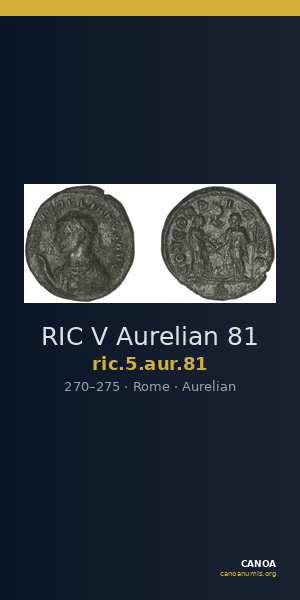 RIC V Aurelian 81 — CANOA