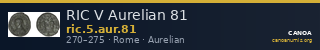 RIC V Aurelian 81 — CANOA