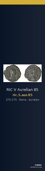 RIC V Aurelian 85 — CANOA