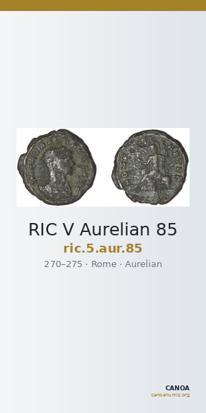 RIC V Aurelian 85 — CANOA