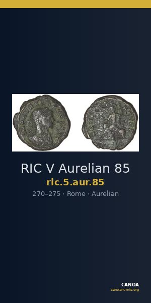 RIC V Aurelian 85 — CANOA