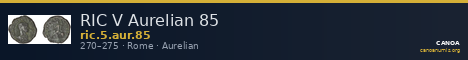RIC V Aurelian 85 — CANOA