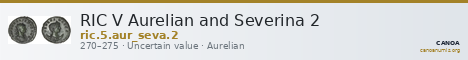 RIC V Aurelian and Severina 2 — CANOA