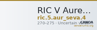 RIC V Aurelian and Severina 4 — CANOA