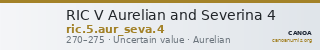 RIC V Aurelian and Severina 4 — CANOA