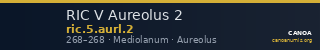 RIC V Aureolus 2 — CANOA