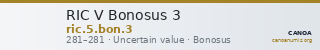 RIC V Bonosus 3 — CANOA