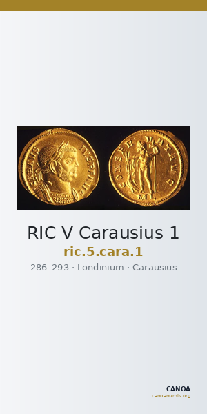 RIC V Carausius 1 — CANOA