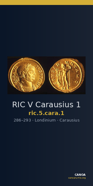 RIC V Carausius 1 — CANOA