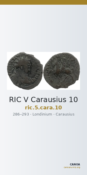 RIC V Carausius 10 — CANOA