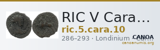 RIC V Carausius 10 — CANOA
