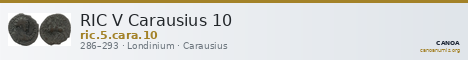 RIC V Carausius 10 — CANOA