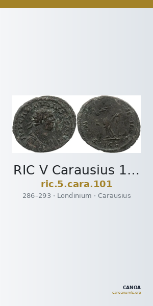 RIC V Carausius 101 — CANOA