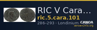 RIC V Carausius 101 — CANOA