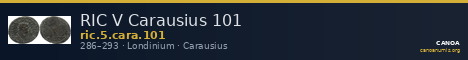 RIC V Carausius 101 — CANOA