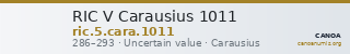 RIC V Carausius 1011 — CANOA