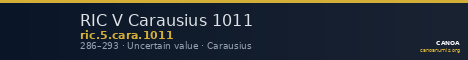 RIC V Carausius 1011 — CANOA