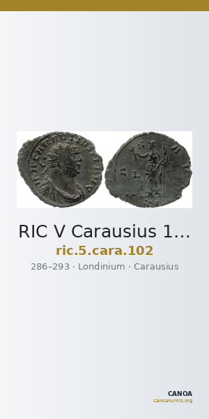 RIC V Carausius 102 — CANOA