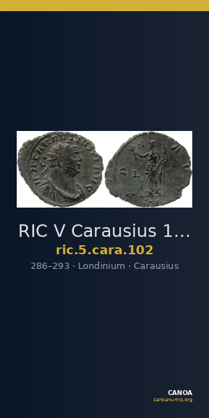 RIC V Carausius 102 — CANOA