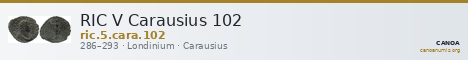 RIC V Carausius 102 — CANOA
