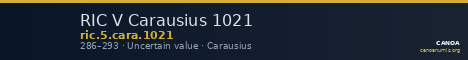 RIC V Carausius 1021 — CANOA