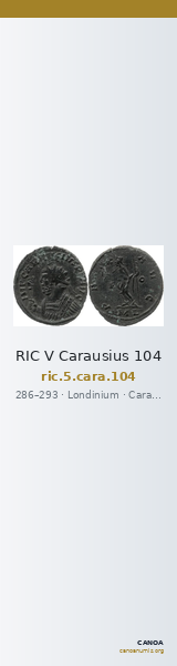 RIC V Carausius 104 — CANOA