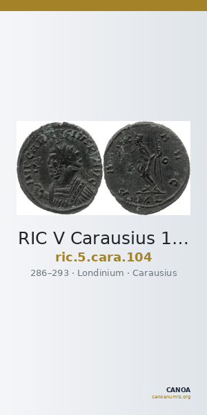 RIC V Carausius 104 — CANOA