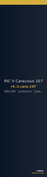 RIC V Carausius 107 — CANOA