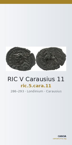 RIC V Carausius 11 — CANOA