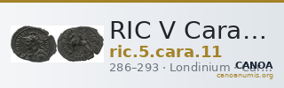 RIC V Carausius 11 — CANOA