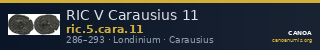 RIC V Carausius 11 — CANOA