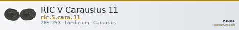 RIC V Carausius 11 — CANOA