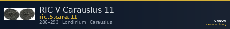 RIC V Carausius 11 — CANOA