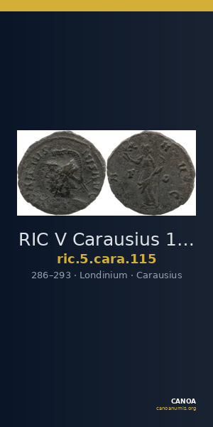 RIC V Carausius 115 — CANOA