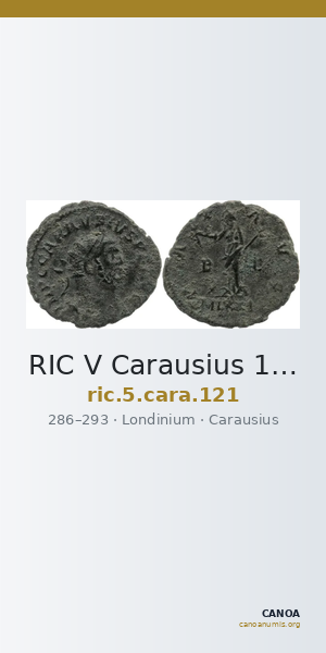 RIC V Carausius 121 — CANOA