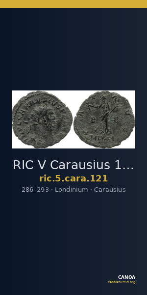 RIC V Carausius 121 — CANOA