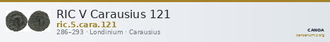 RIC V Carausius 121 — CANOA