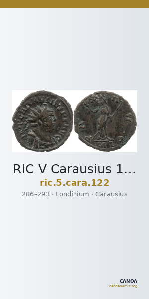 RIC V Carausius 122 — CANOA